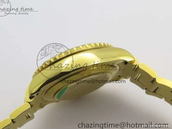 Best AAA Replica Sites Edition 3577 Bracelet II YG On YachtMaster YG Cozy 116688 Ceramic Bezel Best A White 1:1 Blue Dial JF 1224